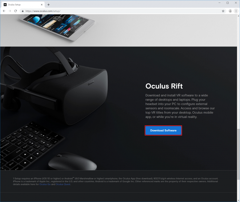 oculus rift mac download