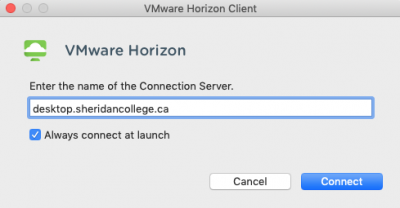 vmware horizon client mac