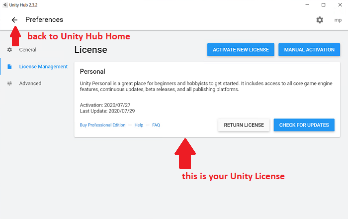 unity-logged-in-preferences-license-agreement-personal-nonpro-success.png